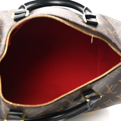 Louis Vuitton Monogram My World Tour Speedy Bandouliere 30 Black 5 of 11