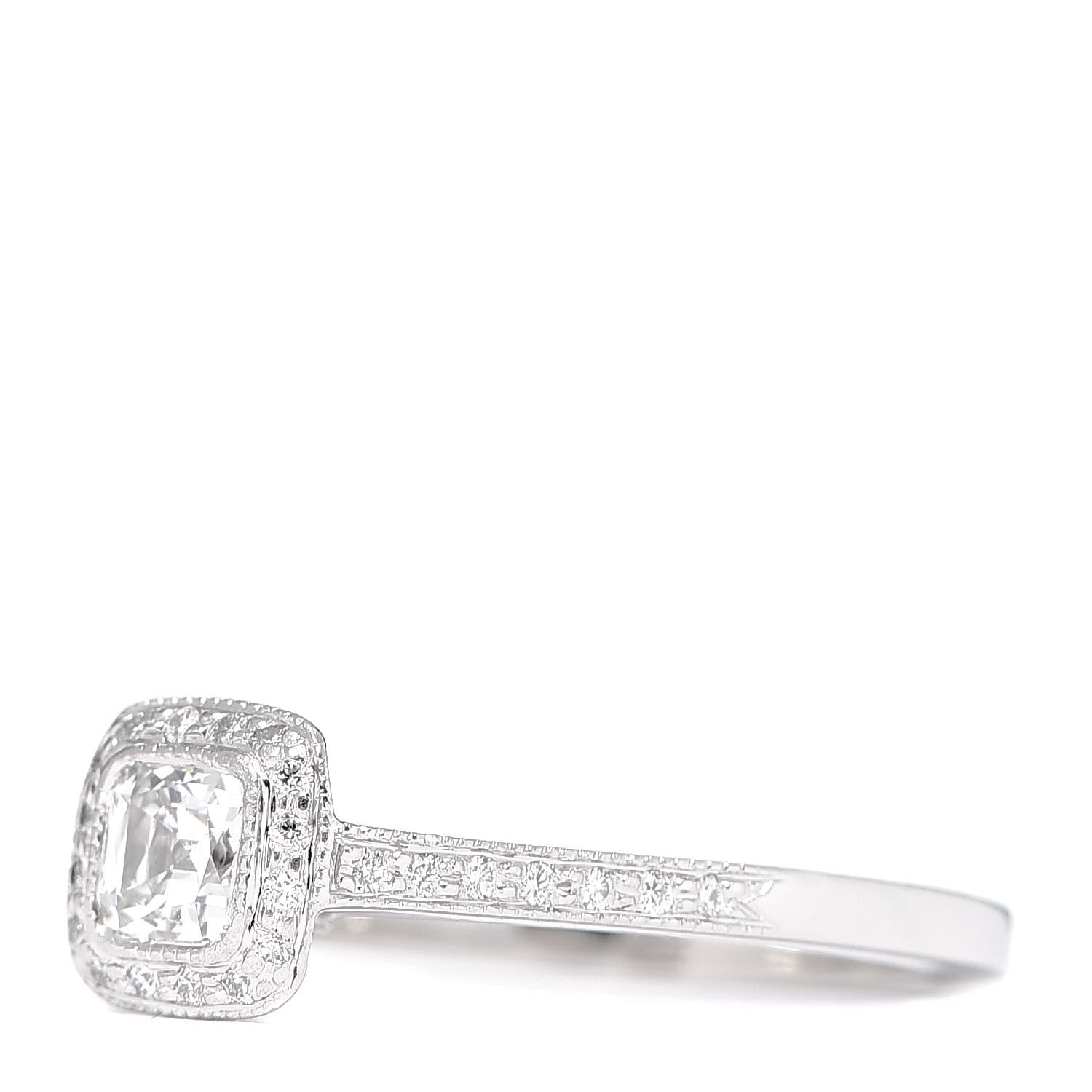 Tiffany Platinum Diamond .41ct Legacy Engagement Ring 52 6 3 of 7