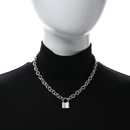 Tiffany Sterling Silver 1837 Lock Charm Necklace 3 of 4