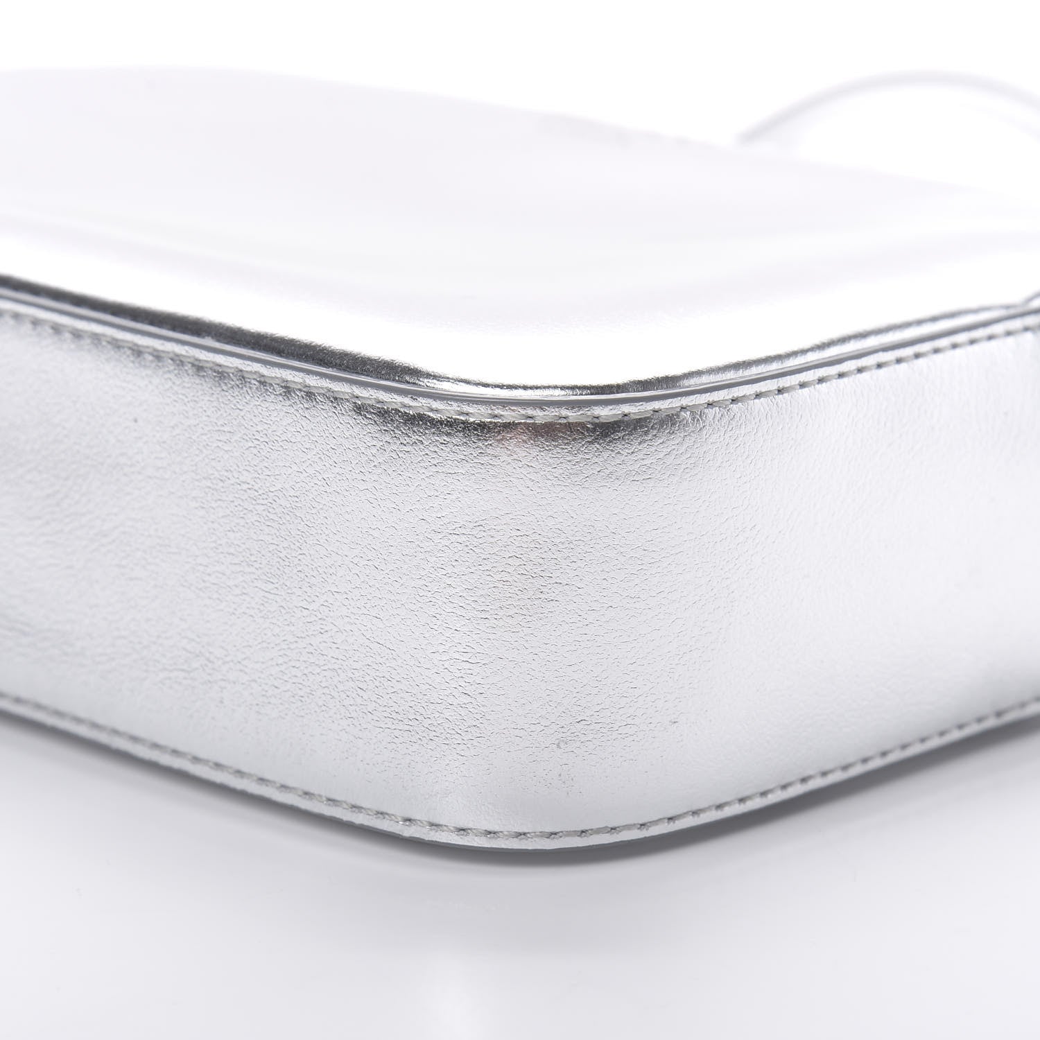 Jimmy Choo Metallic Calfskin Athini Camera Bag Silver 9 of 10
