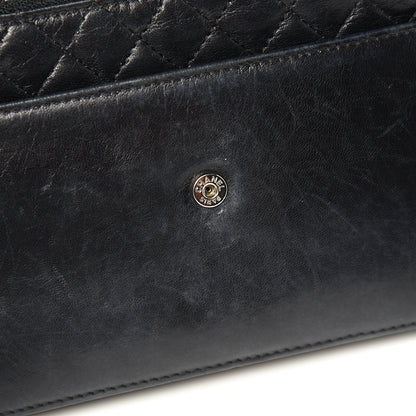 Chanel Lambskin Reissue Wallet On Chain WOC Black 8 of 13