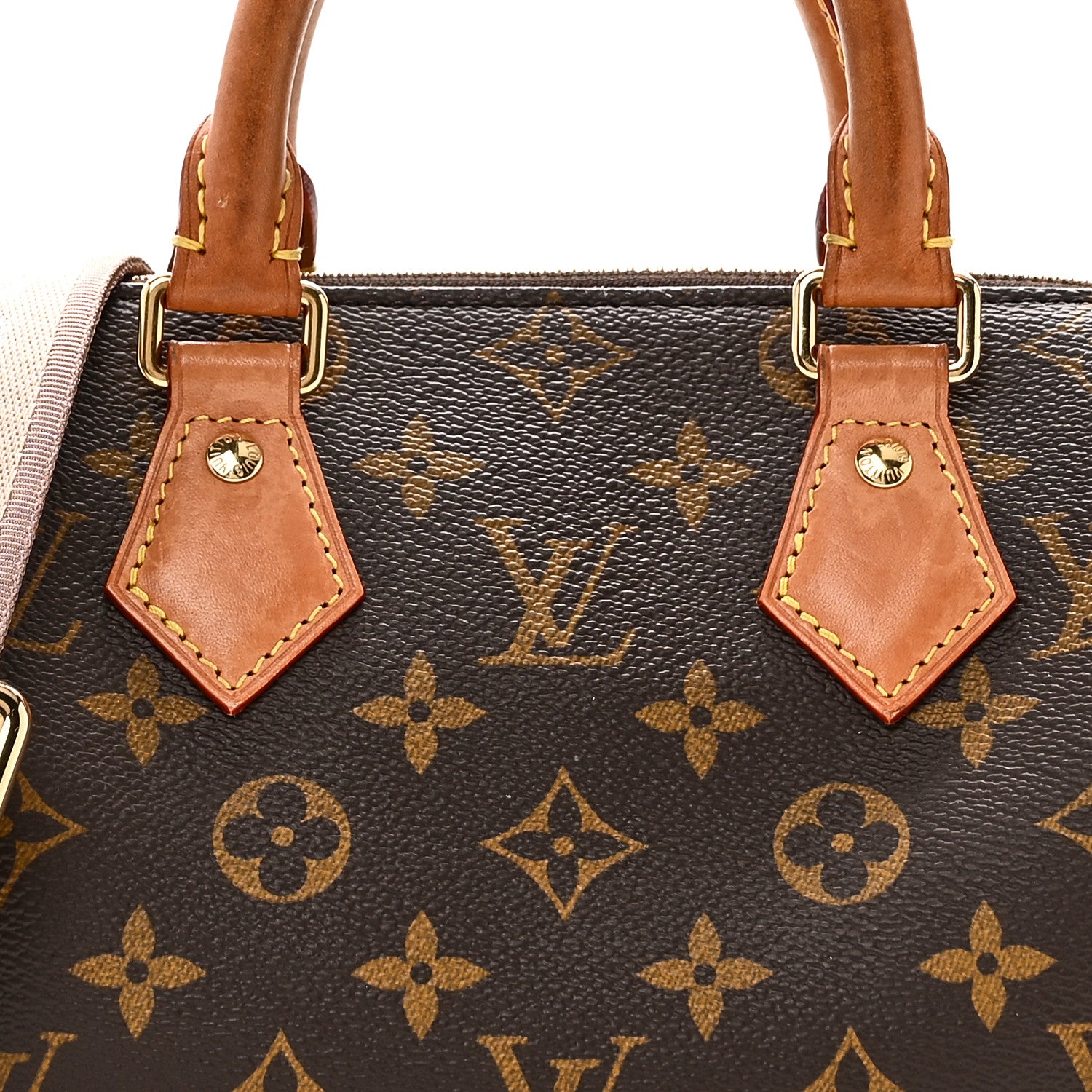 Louis Vuitton Monogram Speedy Bandouliere 20 Beige 7 of 10