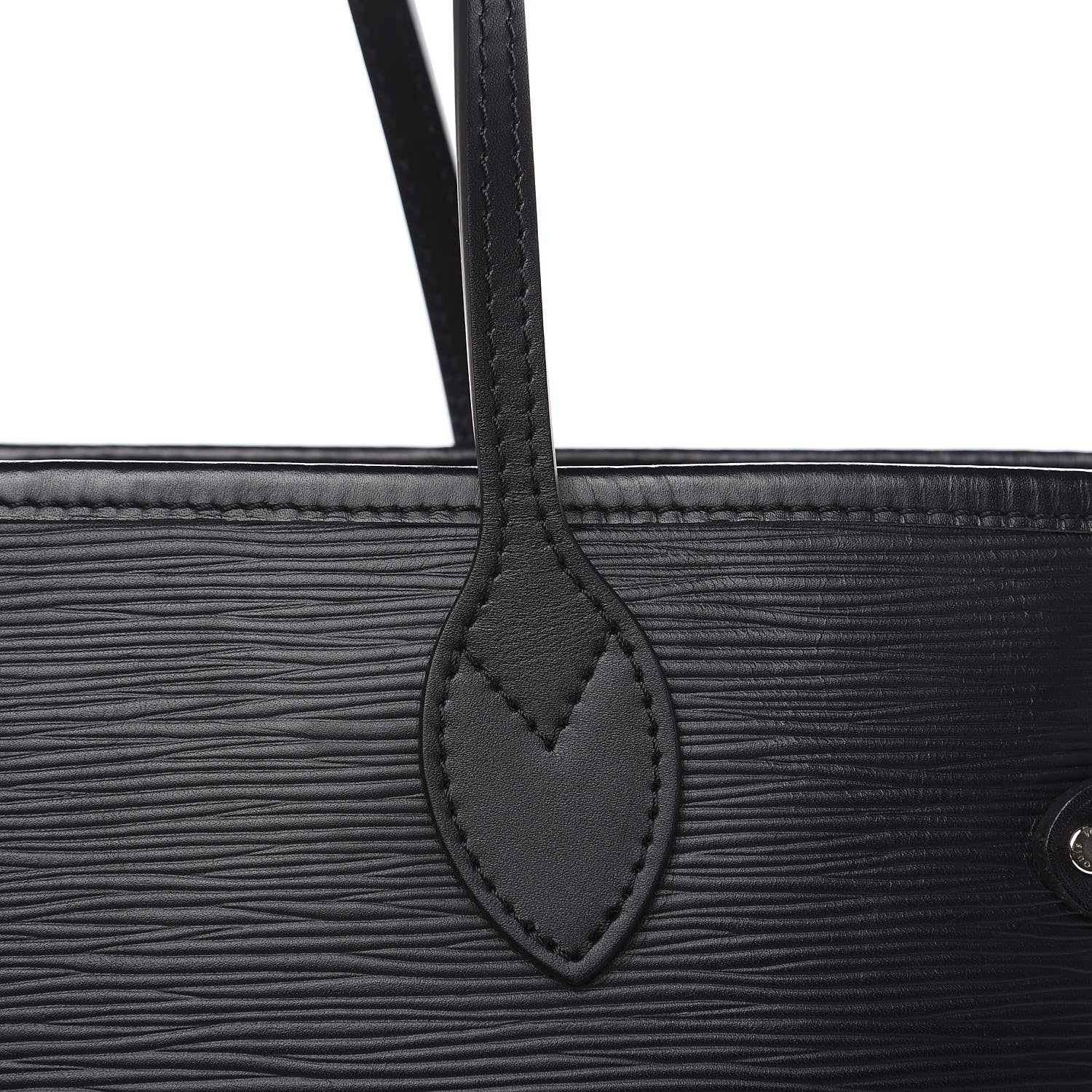 Louis Vuitton Epi Neverfull MM Black 11 of 12