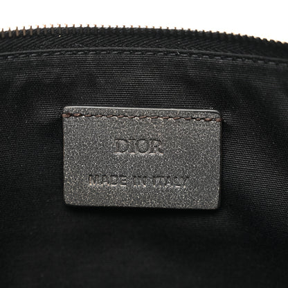 Christian Dior Calfskin 1947 Lily of The Valley Pouch Grey 6 of 7