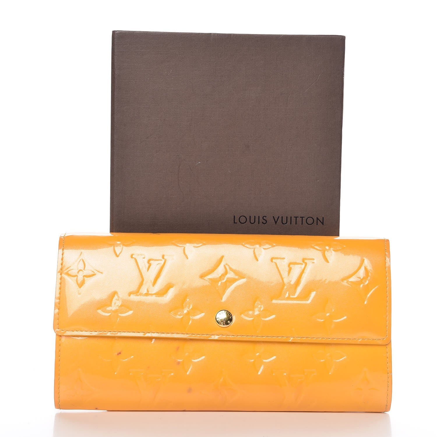 Louis Vuitton Vernis Sarah Wallet Jaune Passion 15 of 17