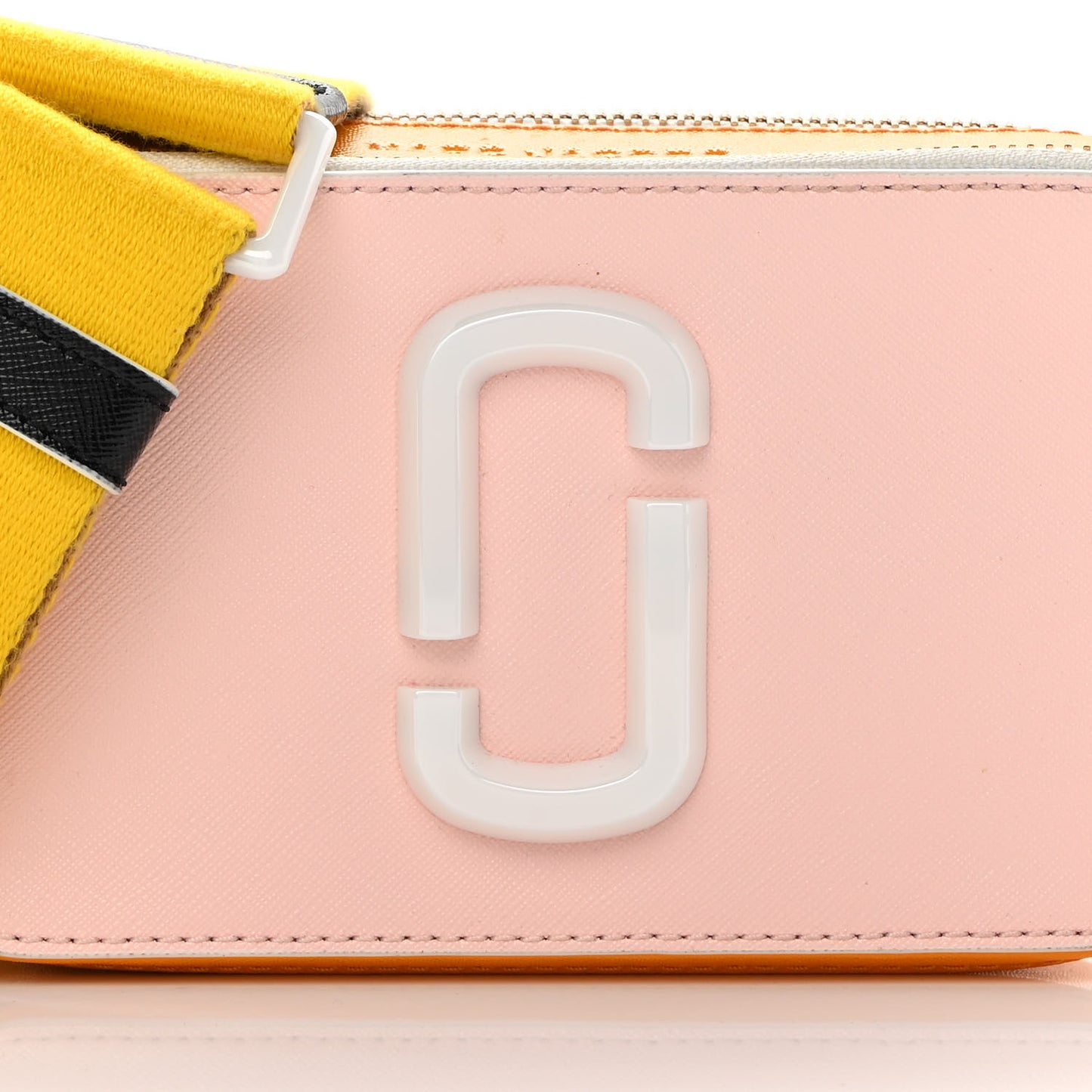 Saffiano Ceramic Snapshot Camera Bag Pink Multi