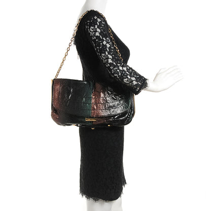 Jimmy Choo Python Arad Clutch Multicolor 2 of 8