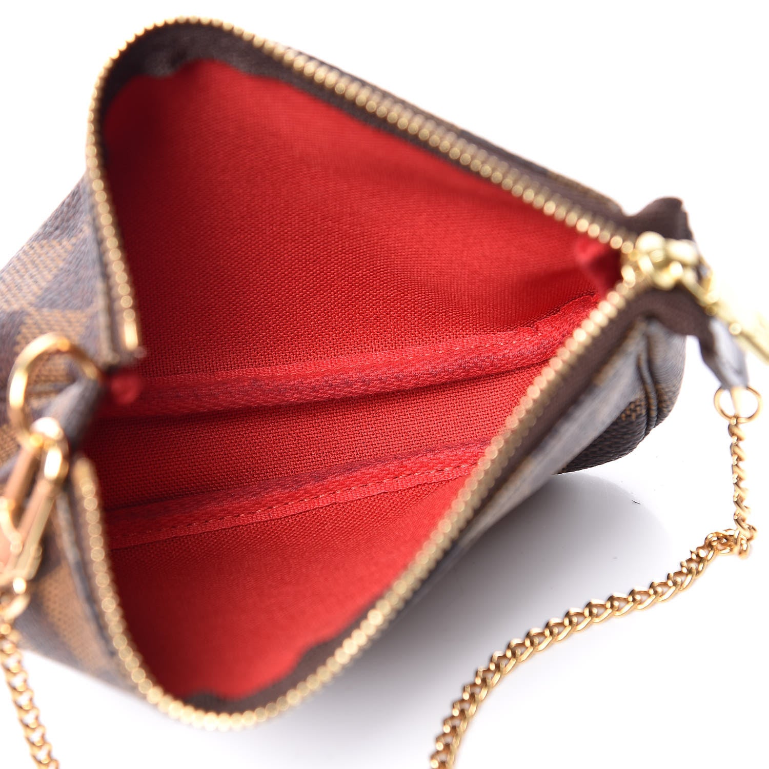 Louis Vuitton Damier Ebene Mini Pochette Accessories 6 of 7