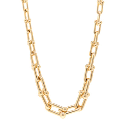 Tiffany 18K Yellow Gold Hardwear Graduated Link Necklace 1 of 6