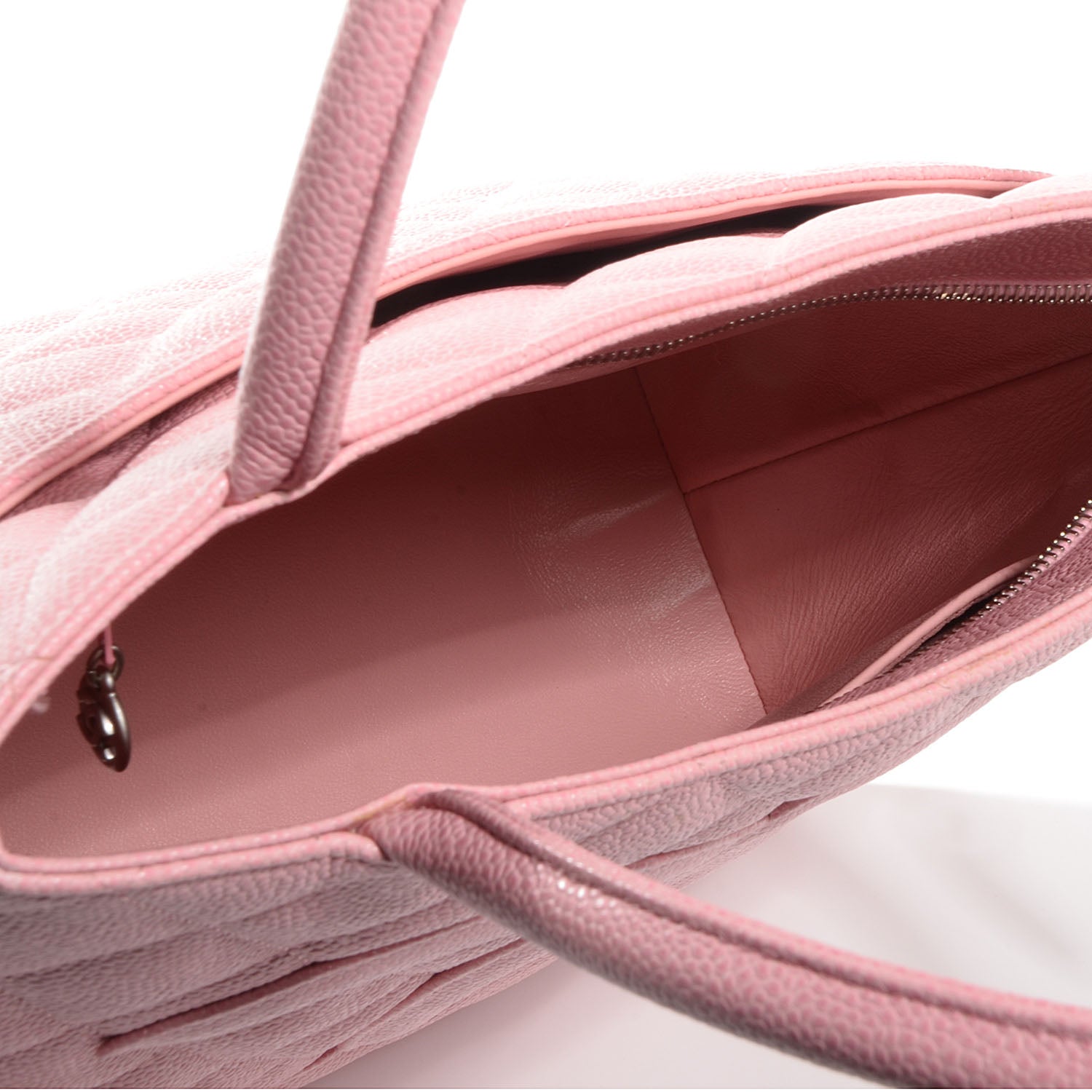Chanel Caviar Medallion CC Tote Light Pink 5 of 7