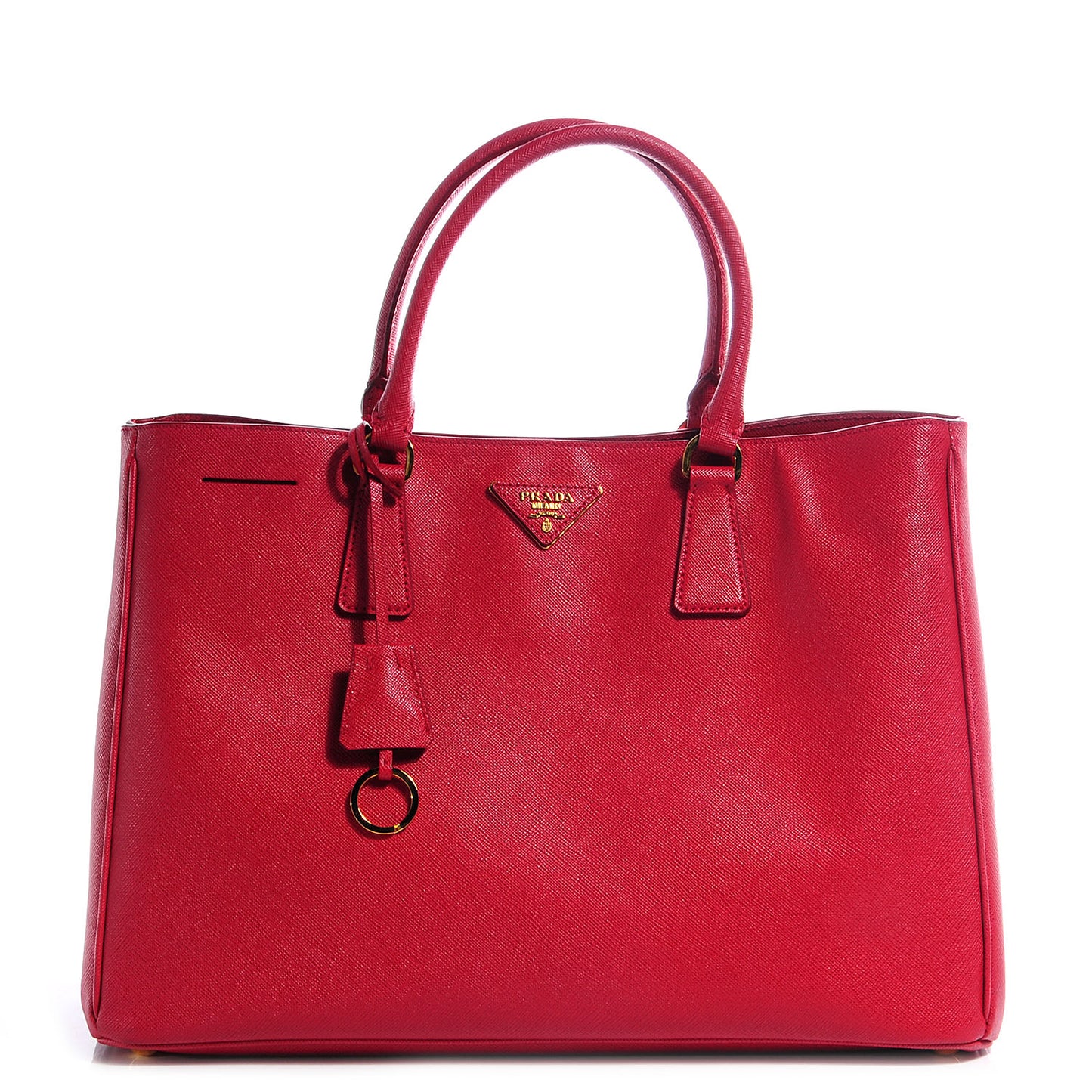 Saffiano Lux Large Tote Fuoco