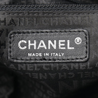 Chanel Lambskin Stitched Medium Ultimate Soft Tote Black 6 of 10