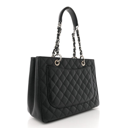 Chanel Caviar Quilted Grand Shopping Tote GST Black 3 of 11