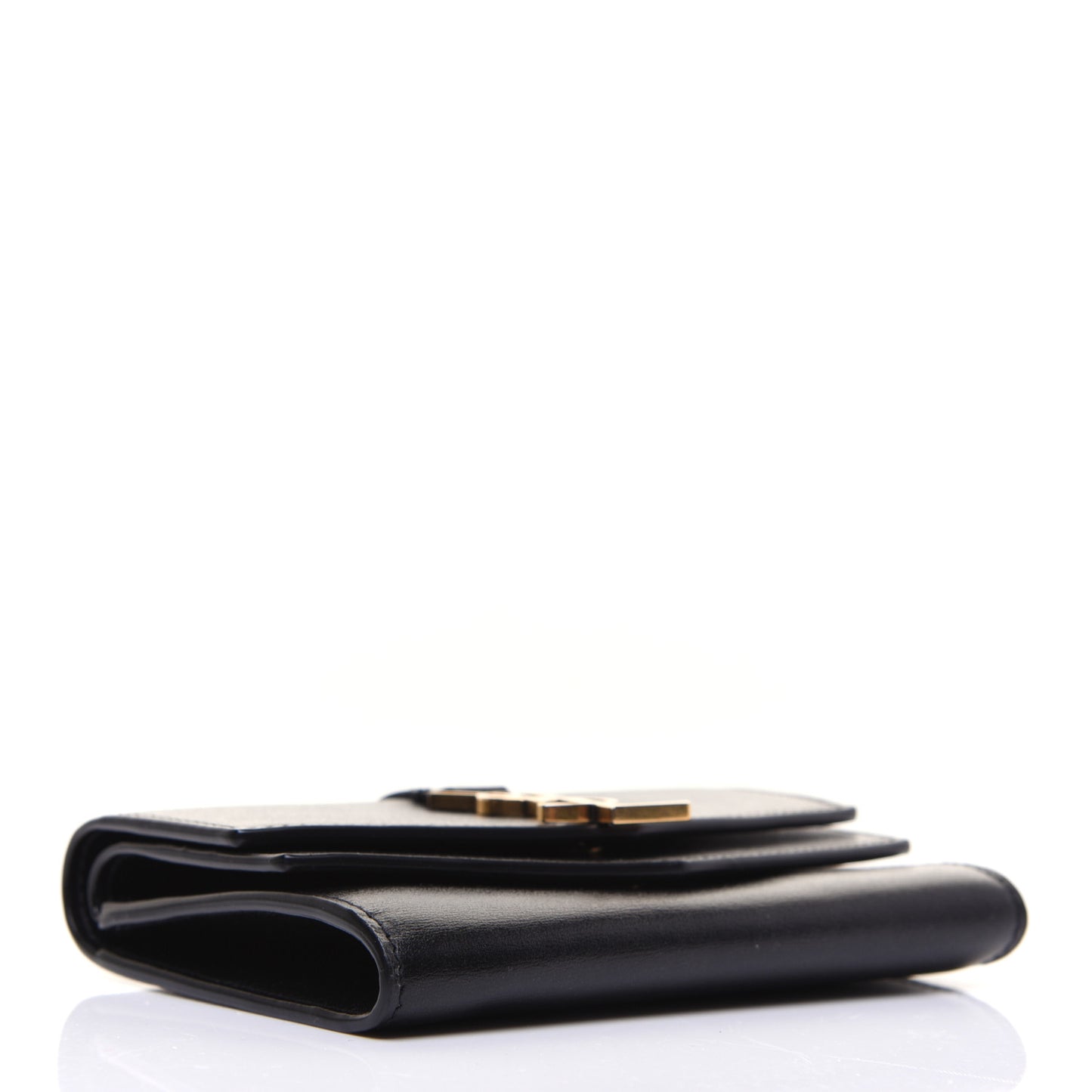 Smooth Calfskin Monogram Small Sulpice Wallet Black