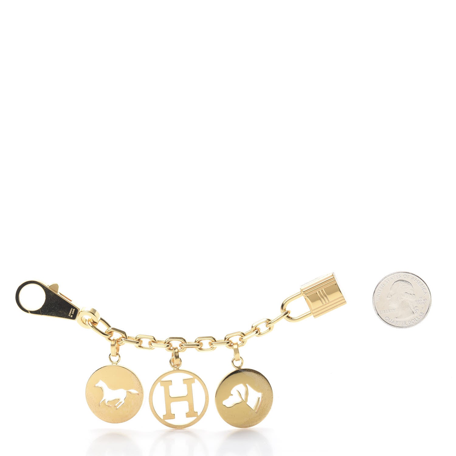 Hermes Breloque Bag Charm Gold 2 of 5