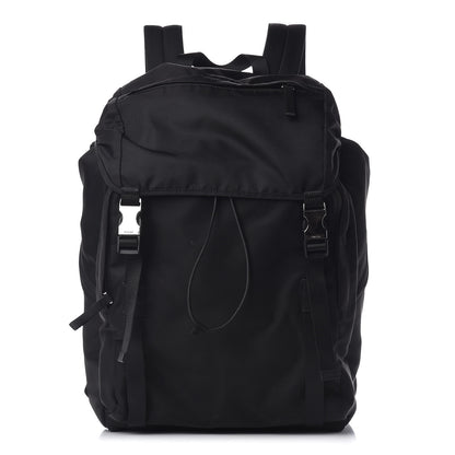 Prada Nylon Montagna Double Buckle Backpack Black 1 of 13