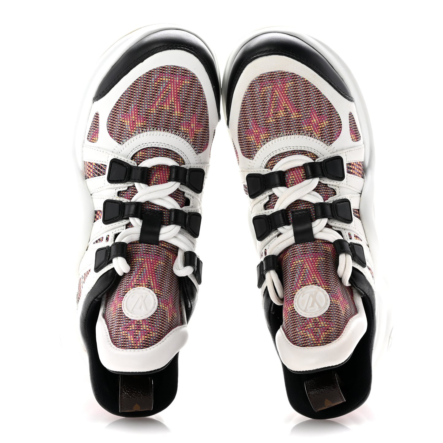 Calfskin Nylon LV Pop Archlight Sneaker 36 Rose