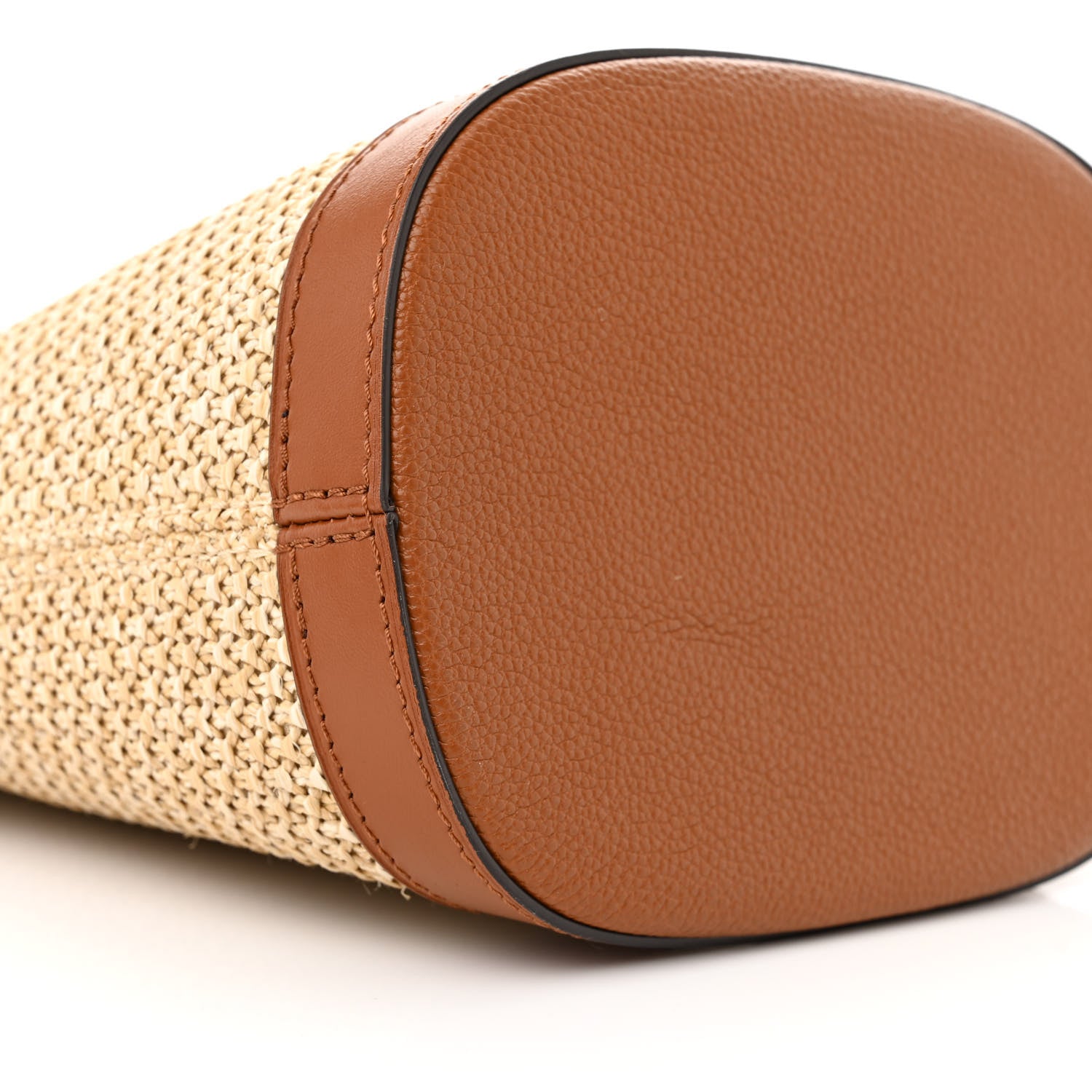 Louis Vuitton Kitted Raffia Petit Bucket Caramel 8 of 9