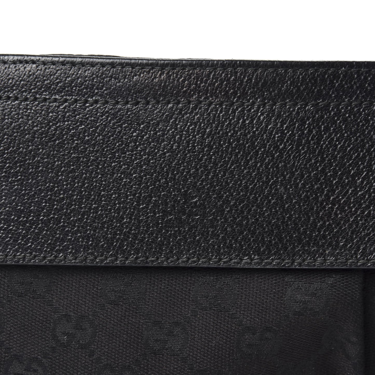 GG Monogram Double Pocket Belt Bag Black