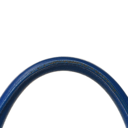 Saint Laurent Calfskin Small Monogram Cabas Blue Majorelle 15 of 16