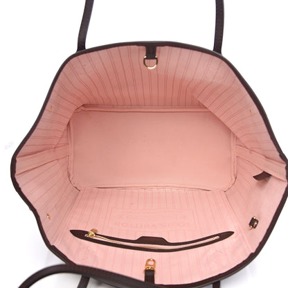 Louis Vuitton Damier Ebene Neo Neverfull MM Rose Ballerine 6 of 17