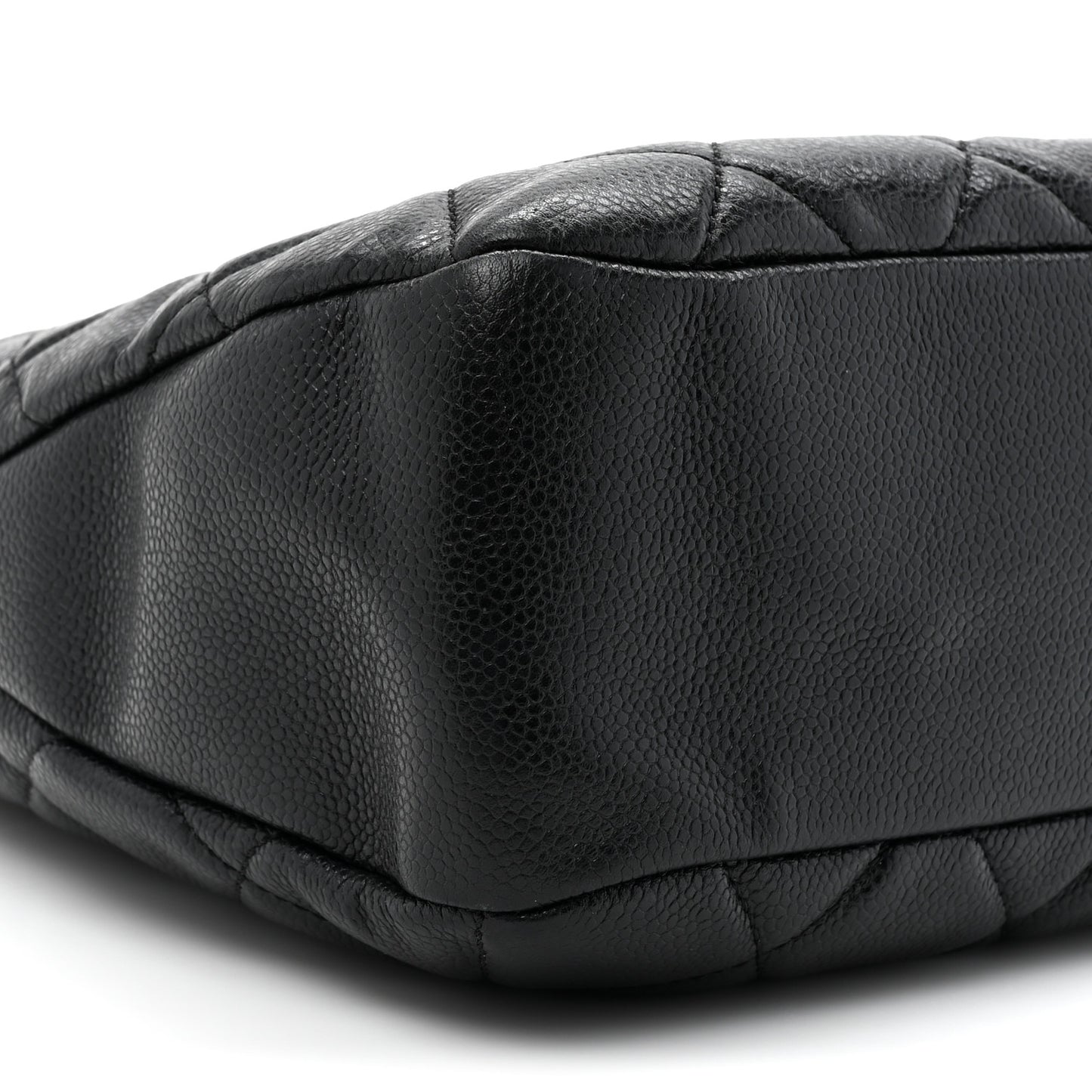 Caviar Quilted Timeless CC Soft Tote Black