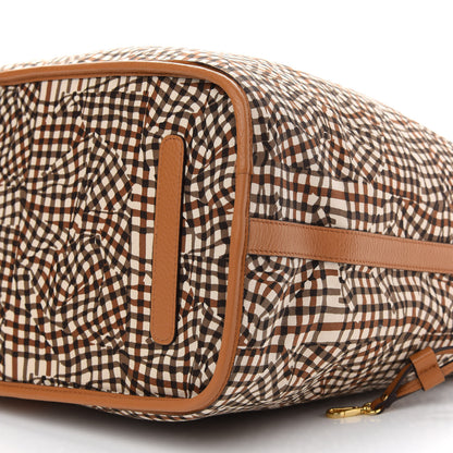 MCM Visetos Large Liz Reversible Shopper Tote Cognac 12 of 12