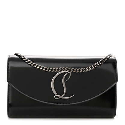Christian Louboutin Calfskin Loubi54 Wallet On Chain Black 1 of 12