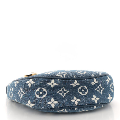 Louis Vuitton Monogram Jacquard Denim Loop Bleu 4 of 9