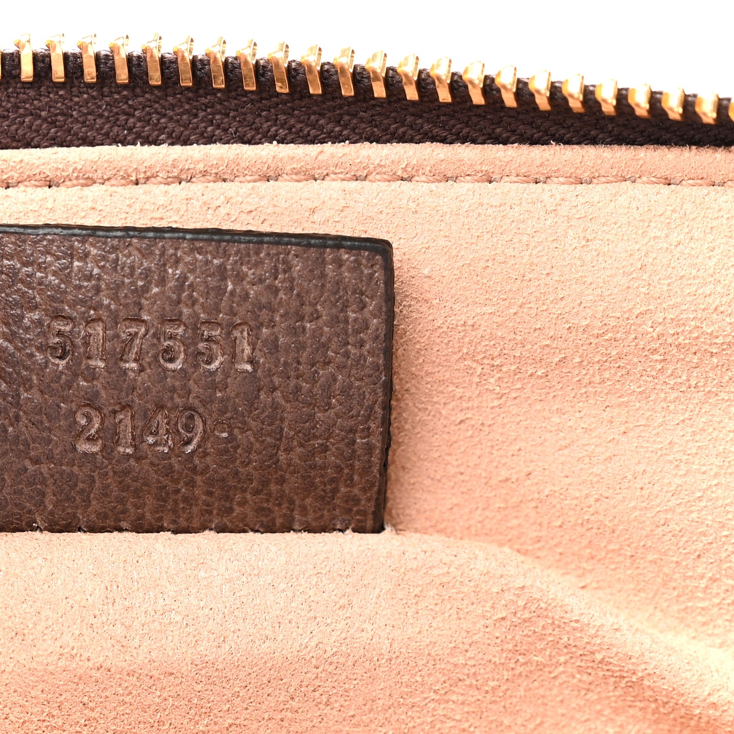 GG Supreme Monogram Large Ophidia Pouch Clutch Brown