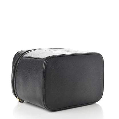 Chanel Caviar CC Vanity Train Case Black 4 of 10