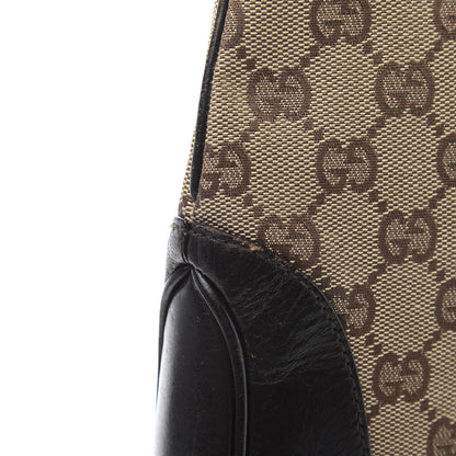 Gucci Monogram Web Jackie O Hobo Dark Brown 10 of 11