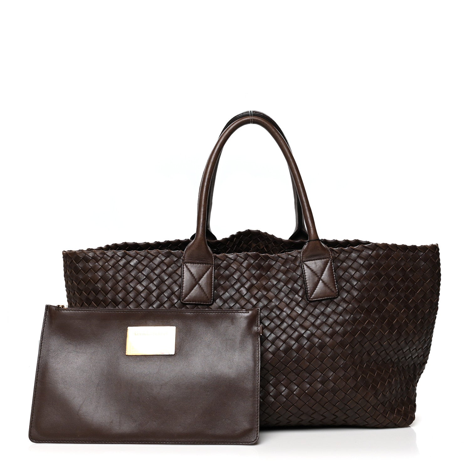 Bottega Veneta Nappa Intrecciato Medium Cabat Ebano 1 of 12