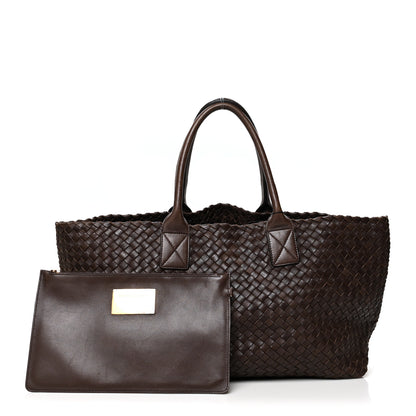 Bottega Veneta Nappa Intrecciato Medium Cabat Ebano 1 of 12
