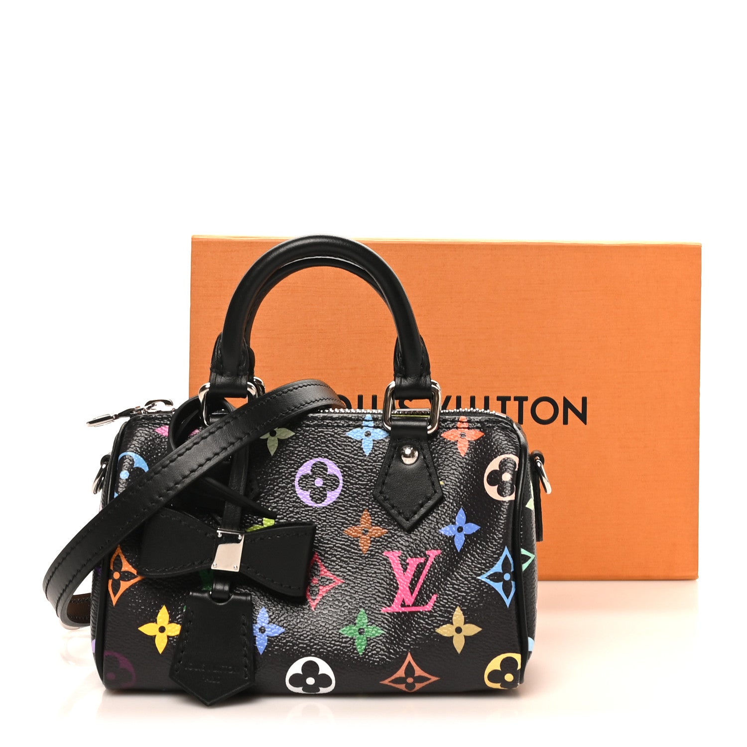 Louis Vuitton LV X TM Monogram Multicolor Nano Speedy Black 10 of 10