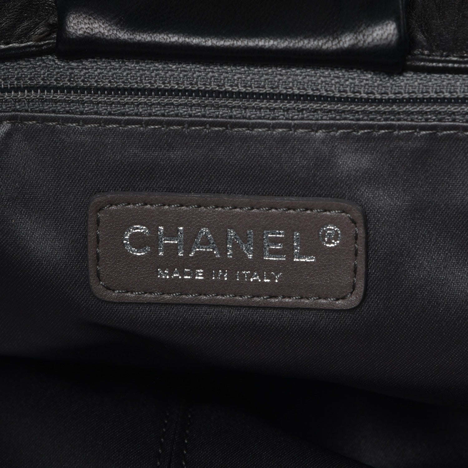Chanel Lambskin Patchwork Accordion Flap Black White 7 of 10