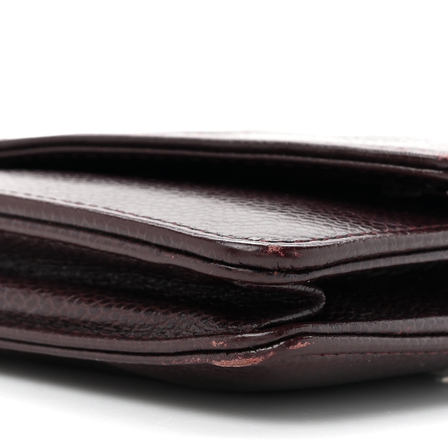 Chanel Caviar Timeless CC Wallet On Chain WOC Dark Brown 10 of 17