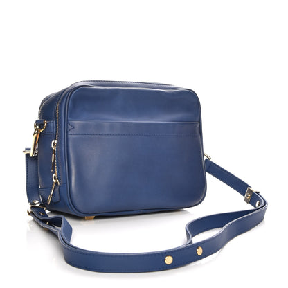 Louis Vuitton Supple Calfskin Paname Take Off Flight Bag Blue 3 of 8