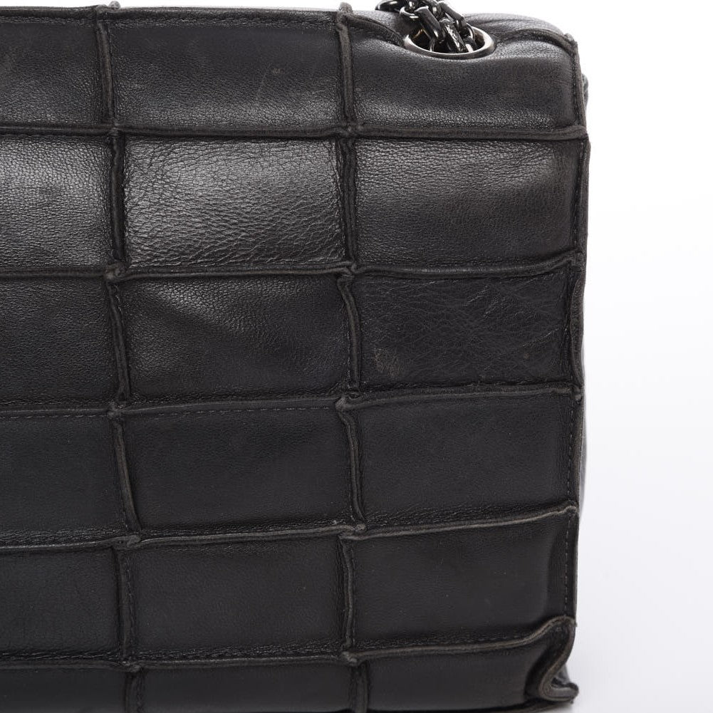 Chanel Lambskin Medium Patchwork Mademoiselle Flap Grey 12 of 12