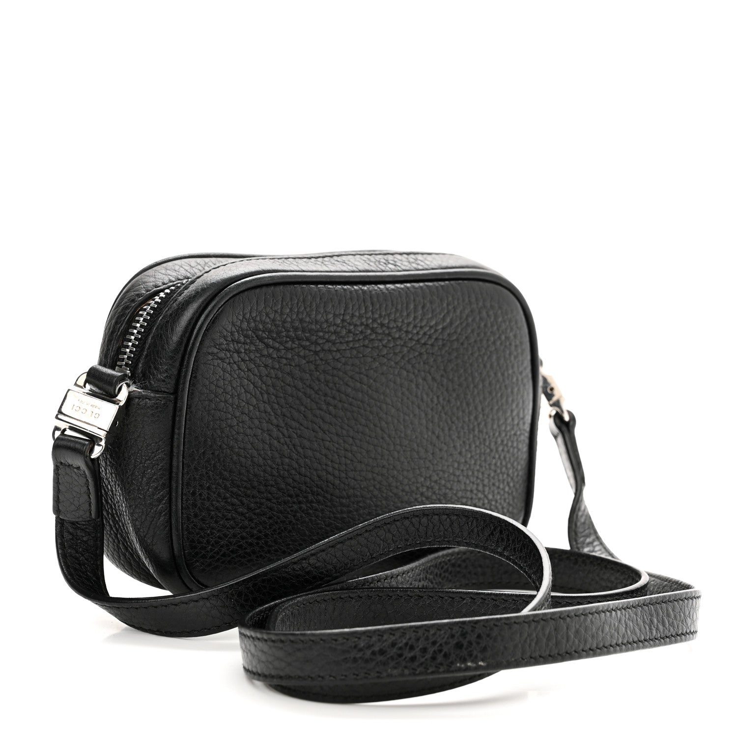 Gucci Pebbled Calfskin Children's Mini Soho Disco Messenger Bag Black 3 of 15