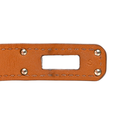 Hermes Epsom Kelly Double Tour Bracelet S Rose Jaipur 4 of 5