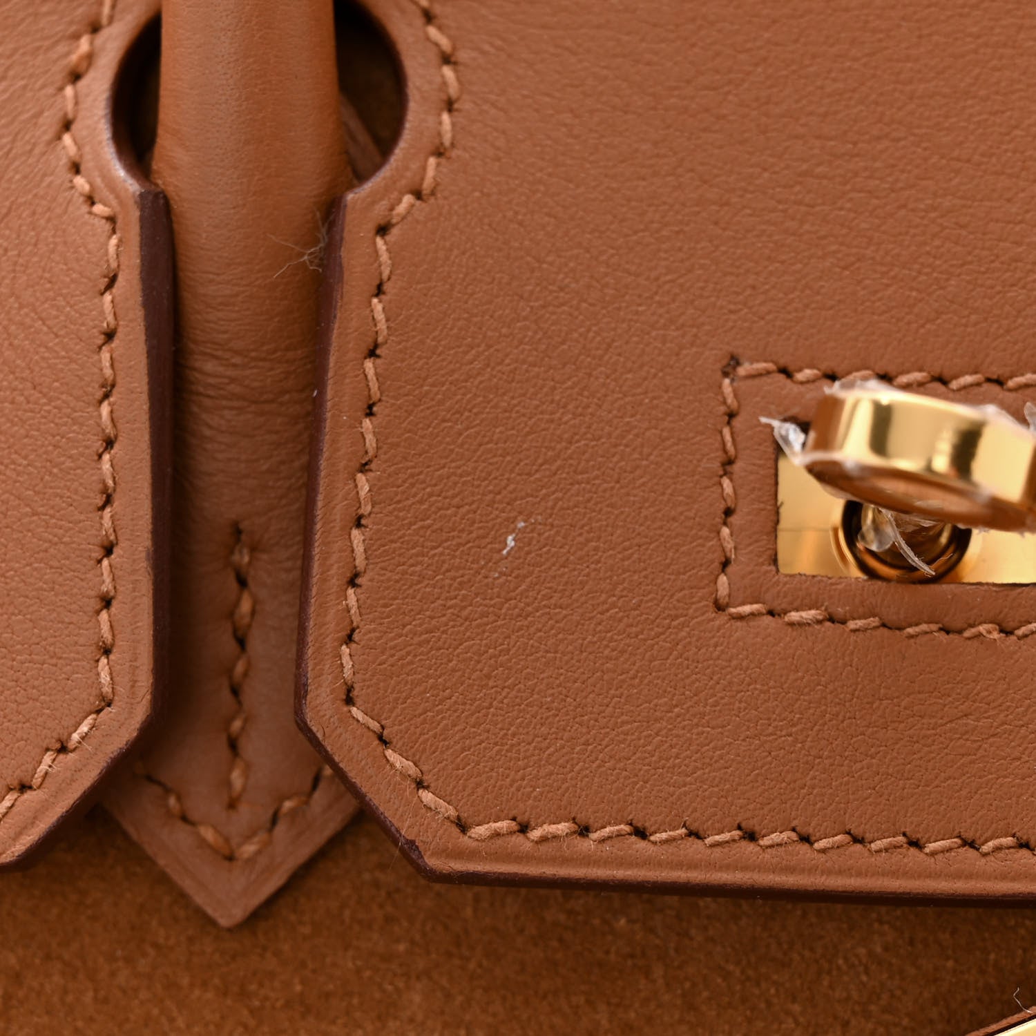 Hermes Veau Doblis Swift Grizzly Birkin 25 Gold 11 of 12