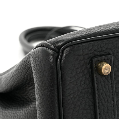 Hermes Taurillon Clemence BIRKIN 35 Black 16 of 17