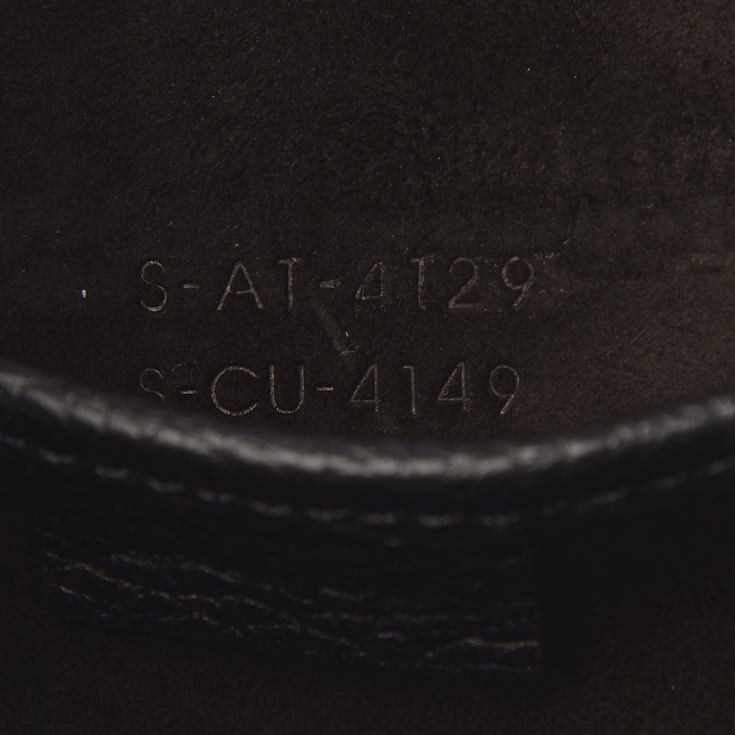 Drummed Calfskin Nano Luggage Black