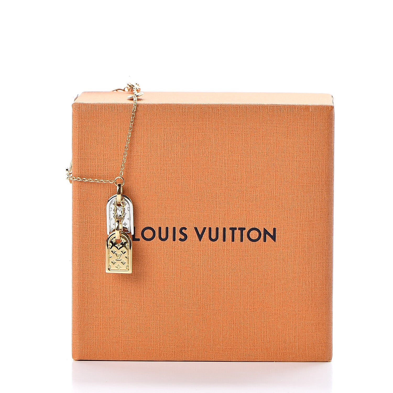 Louis Vuitton Brass Nanogram Bracelet Silver Gold 6 of 6