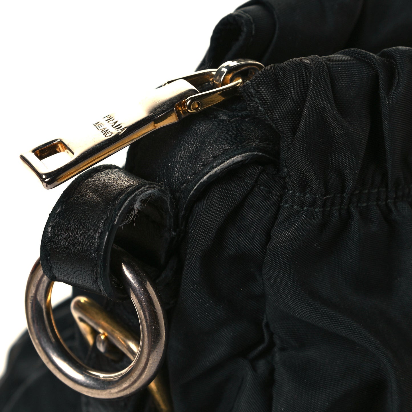 Tessuto Nylon Gaufre Tote Black
