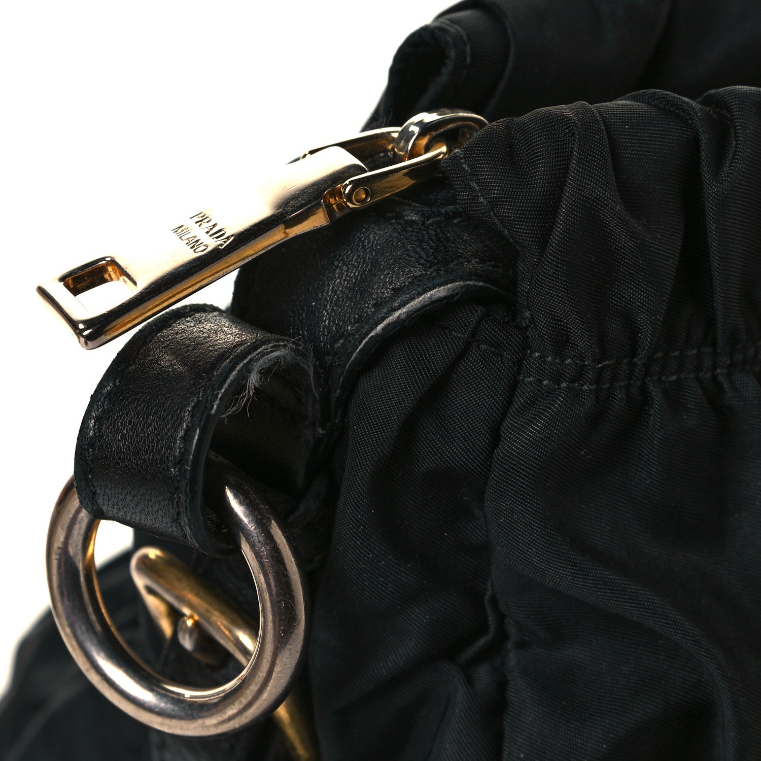 Prada Tessuto Nylon Gaufre Tote Black 14 of 16