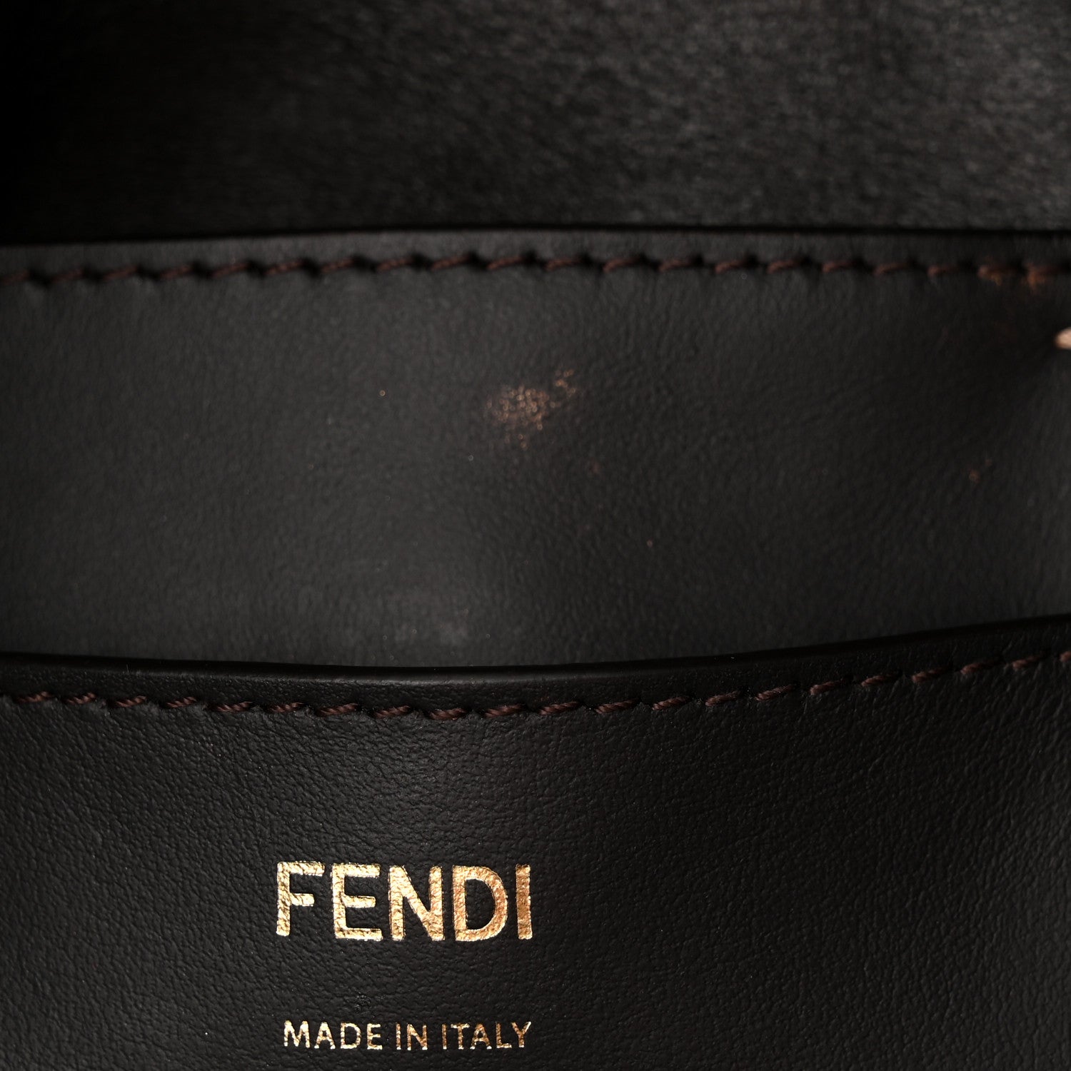Fendi Vitello Grace F is Fendi Stamp Patch Perforated Small Mon Tresor Bucket Bag Rosa Bourbon 12 of 12