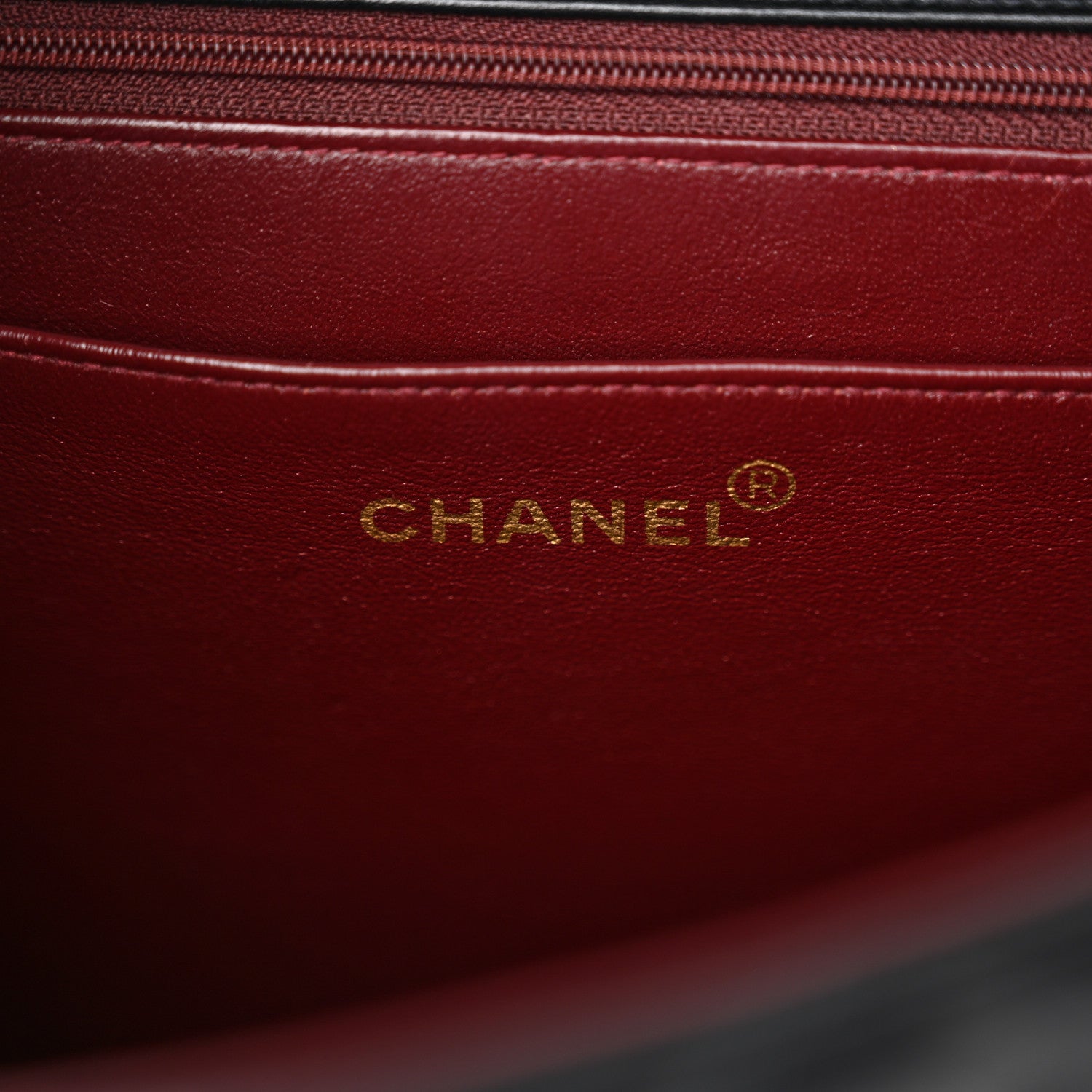 Chanel Lambskin Quilted XL Jumbo Single Flap Black 6 of 13
