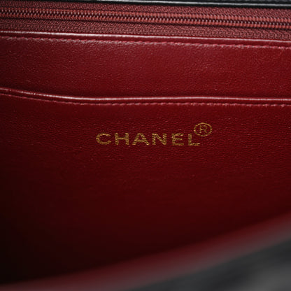 Chanel Lambskin Quilted XL Jumbo Single Flap Black 6 of 13
